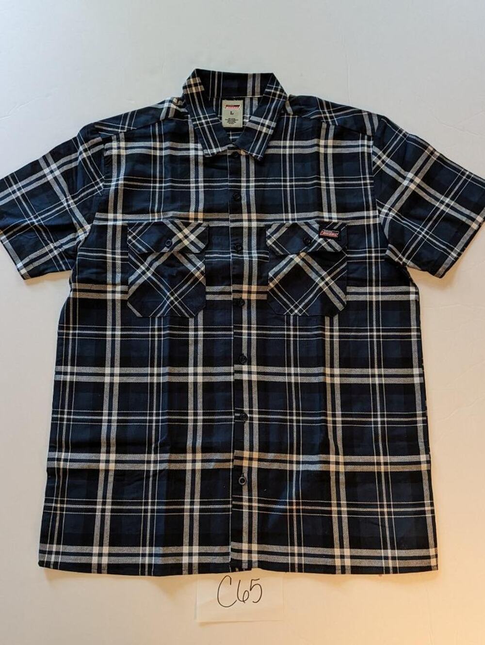 Dickies Plaid Shirt Size Large NWOT -0623C65